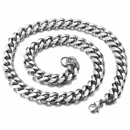 Curb Chain Necklace 3.5Mm-9Mm Stainless Steel